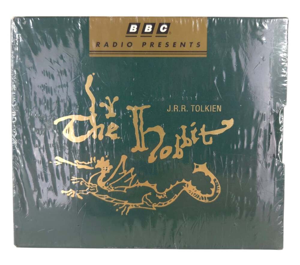 Vintage 90s The Hobbit Audiobook Boxed Set J.R.R. Tolkien CD